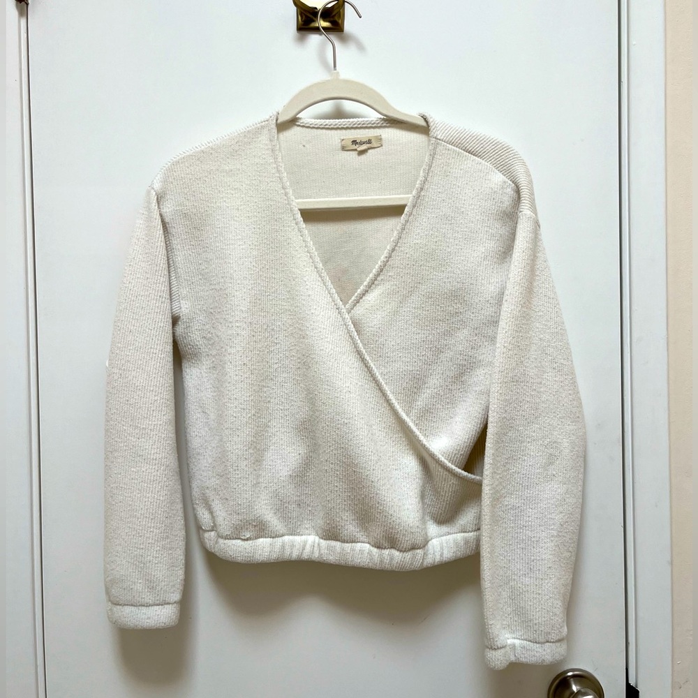 Madewell crossed sweater S